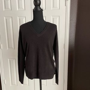 Marks & Spencer Black V-Neck Sweater